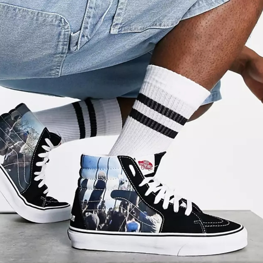 NIB VANS x FRANCES STARK SK8-HI SZ UNISEX - Sz 8 MENS 9.5 WOMENS